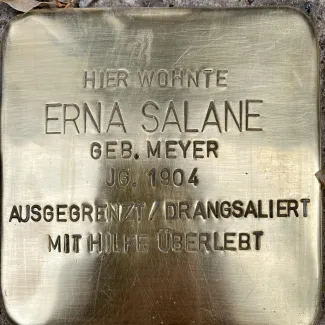 Stolpersteine Familie Salane