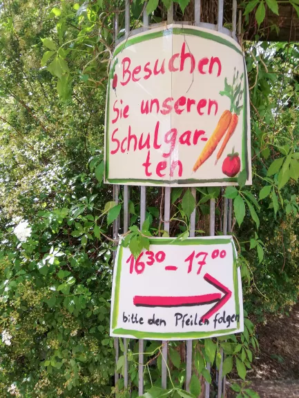 Schulgarten Tag der offenen Tür